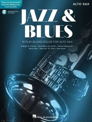 Produktbild von Jazz & Blues - Play-Along Solos for Alto Sax (Book/Online Audio)