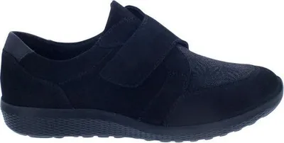 Produktbild von Waldläufer ORTHO TRITT K-IRA Halbschuh 634K33-306-001, Nubukleder mit Stretch komb., schwarz, OrthoTritt, Weite K 39