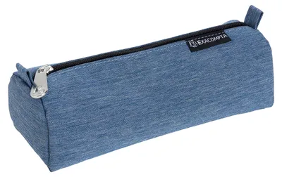 Productafbeelding van Exacompta, 6 etuis, rond, van polyester, denim, 500 verschillende kleuren, artikelnummer 52780E