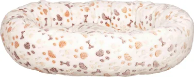 Produktbild von TRIXIE Bett Lingo, rund, 60 x 55 cm, weiß / beige