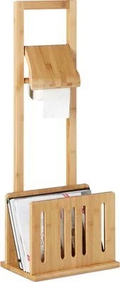 Immagine prodotto di relaxdays 10020293_0 relaxdays Toilettenpapierhalter   braun