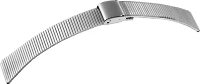 Produktbild von Edelstahl-Uhrenarmband, silberfarben, Hakenverschluss, 18 mm