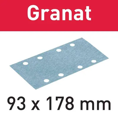Image de Abrasifs GRANAT STF 93x178mm GR/100 P280 - FESTOOL - 498941