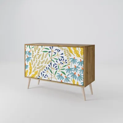 Immagine prodotto di Cassettiera Spacerebels a 2 ante - credenza cassettiera - credenza alta - mobile guardaroba - soggiorno camera da letto - 57,5×111×42 (HxLxP)