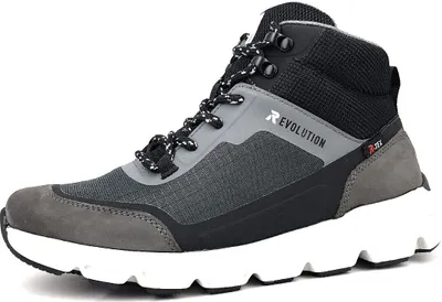 Produktbild von Rieker  Damenschuhe Stiefel Schnürer Grau Freizeit, Schuhgröße:36 EU