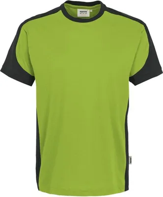Produktbild von Hakro T-Shirt-Contrast Performance - Kiwi/Anthrazit - Größe 3Xl