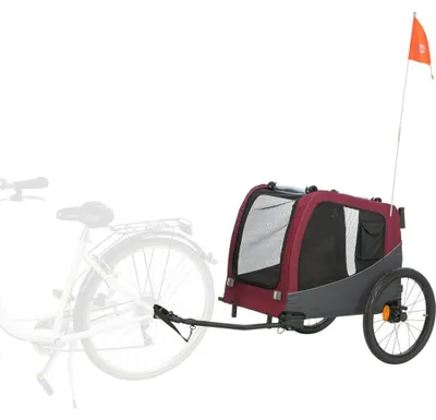 Produktbild von TRIXIE Fahrradanhänger für Hunde - 75 × 86 × 80/145 cm