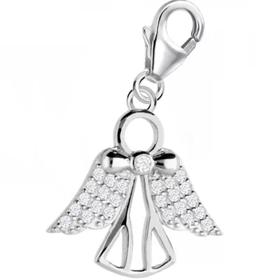 Engel Charm Anhänger - Liebe, Schutz und Glück - Echtschmuck