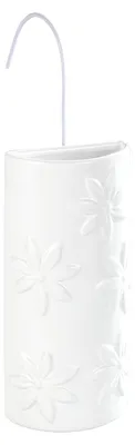 Produktbild von Heizkörper Luftbefeuchter Keramik Luftbefeuchter - 9 x 19,5 x 4 cm - Weiß - Mit Blumendekor