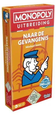 Zdjęcie produktu dla Hasbro Monopoly rozszerzenie gry planszowej Idź do więzienia - gra rodzinna
