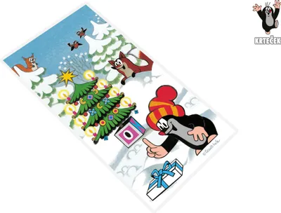 Immagine prodotto di Borsa Talpa Natale 21x40 cm