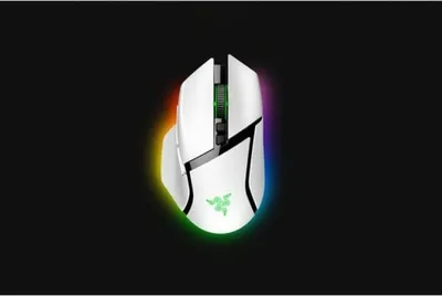 Produktbild von Razer Basilisk V3 Pro - rechts - Optisch - RF Wireless + Bluetooth + USB Type-C - 30000 DPI - Weiß
