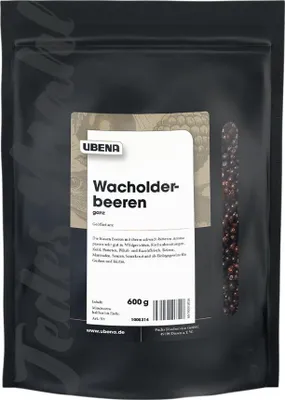 Produktbild von Ubena Wacholderbeeren ganz Beutel 600g