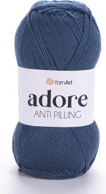Zdjęcie produktu dla Yarn Art Adore 348 Dark Blue Przędza dziewiarska