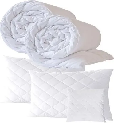 Produktbild von Súprava na dobrú noc - (2x vankúš+2x prikrývka+vankúš s poďakovaním)