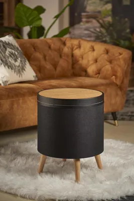 Produktbild von BLOCK OSLO MAGIC, 65 W, Kabellos, Tragbarer Stereo-Lautsprecher, Schwarz, Holz, Eiskübel, Haus