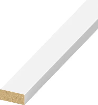 Obrázok produktu pre WALL Concept MDF ukončovacia lišta, biela, 27 mm, 2,75 m