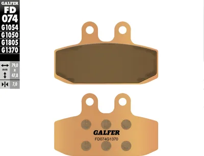 Produktbild von Bremsbeläge Galfer FD074G1370 Sinter-Metall STREET