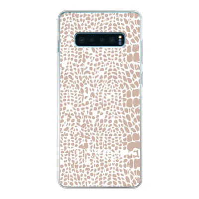 Produktbild von MuchoWow® Handyhülle Schutzhülle Hülle für Samsung Galaxy S10 Lite Tiermuster - Rosa - Schlange Silikon Softcase Handy Hülle - Schutz
