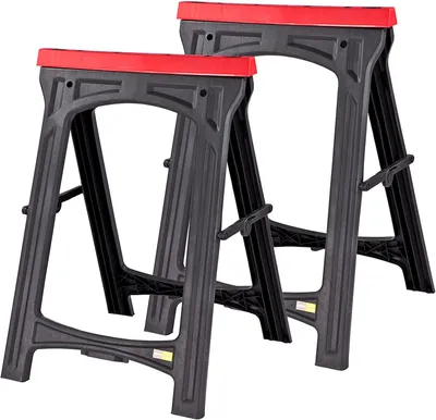 Produktbild von 2 x Kunststoff Klappbock Sägebock Unterstützbock Stützbock Böcke Set 100/150 kg