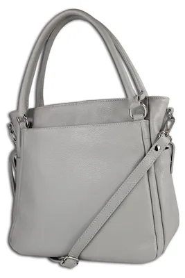 Image de Toscanto Handbags Sac à main, gris clair Cuir OTT160HK