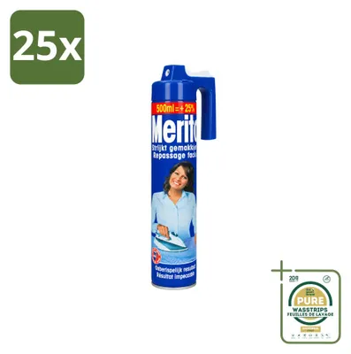 Productafbeelding van 25 x Merito strikspray - 500 ml - Voorraadverpakking - 25 stuks