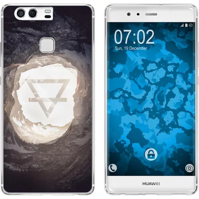 Produktbild von PhoneNatic Case kompatibel mit Huawei P9 Silikon-Hülle Element Erde M2