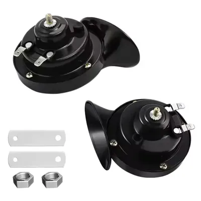 Produktbild von 12V Auto Schneckenhorn 300DB Pfeife wasserdichte Auto elektrische Hupe 2 Stück