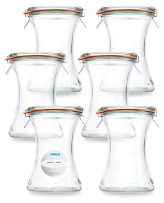 Produktbild von Flaschenbauer - Rundrand-Glas 370 ml Delikatessen-Glas