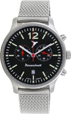Produktbild von Aristo Herren Messerschmitt Uhr Fliegeruhr Chronograph ME5021-42M