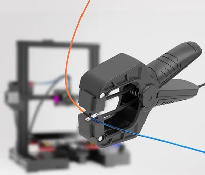 Produktbild von Tseriact 1,75 mm Filamentanschluss, 3D-Filament, der Anschluss, 3D-Filamentschweißanschluss, einfache Bedienung, gebrochenes 3D-Filament für alle Arten von PLA/ABS/PETG/PC/PP/PVB/Hip-Material