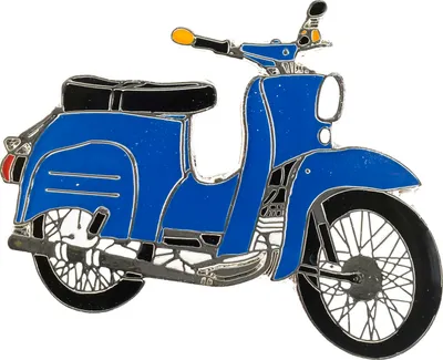 Produktbild von SIMSON-Pin Schwalbe in Blau
