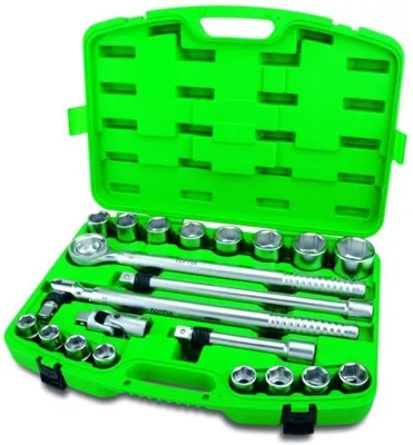 Produktbild von TOPTUL Werkzeug-Set GCAI2104, 21-teilig, Schlüsselweiten von 19 bis 50 mm