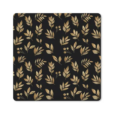 Produktbild von MuchoWow® Mauspad Mousepad Gold - Pflanzen - Zweige 30x30 cm - Mousepads - Maus Mat - Pad - Mausunterlage - Gaming