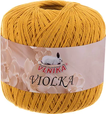 Produktbild von Häkelgarn Violka 50g Baumwolle tlw. recycled Klassikgarn Filetgarn unifarben