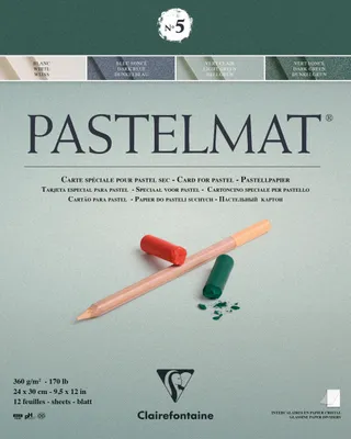 Zdjęcie produktu dla Clairefontaine 3329680961140, Papier artystyczny, 360 g/m², 12 ark.