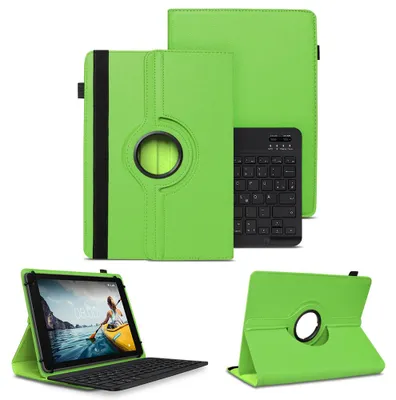 Produktbild von Tablet Hülle für Lenovo Idea Tab 11 360° Drehbar Case Bluetooth Tastatur TascheFarben:Grün