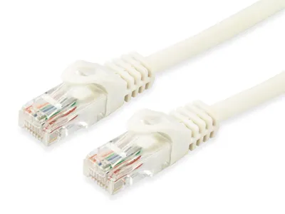 Immagine prodotto di Equip 603008 Equip Patchkabel Cat6A  U/UTP 2xRJ45 15.00m weiß        LSZH Polybeutel