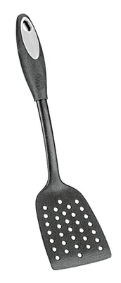 Produktbild von Metaltex 232180038 Pfannenwender 'Britannia' aus Nylon und Thermo-Gummi, bis 210 °C, schwarz (1 Stück)