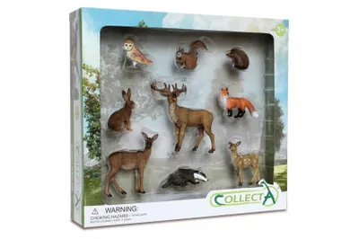Zdjęcie produktu dla Zestaw 9 figurek zwierząt leśnych Collecta