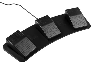 Produktbild von FS23-PM USB Dreifach-Fussschalter Multifunktionaler kundenspezifischer mechanischer Fusspedalschalter fuer die Bilderfassung Musikspielsteuerung