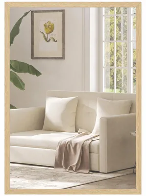 Productafbeelding van HOMCOM Wandspiegel, 40 x 60 cm, Rechthoekige spiegel voor slaapkamer en badkamer