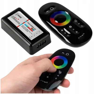 Immagine prodotto di Controller RGB touchscreen 18A 216W RF NERO