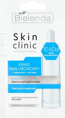 Produktbild von Bielenda Skin Clinic Professionelle Hyaluronsäure-Feuchtigkeitsmaske und Beruhigungsmaske 8 g