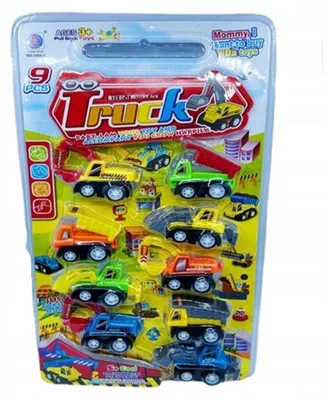 Obrázek produktu pro Sada stavebních vozidel Gazelo "Truck", 9 dílů