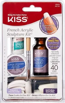 Produktbild von Kiss My Face - French Sculpture Acrylic Kit - Acrylic set of french manicure