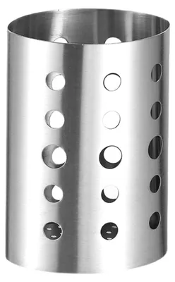 Produktbild von Essstäbchenhalter, Drainagekäfig, Edelstahl, Utensilien-Organizer für Essstäbchen, Gabeln, Löffel, Strohhalme