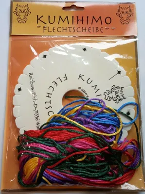 Produktbild von Kumihimo Flechtscheibe Bänder Basteln Flechtschnüre Knoten DIY Schnüre Flechten