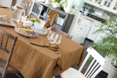 Produktbild von Tischdecke 150 x 250 cm GAÏA Camel