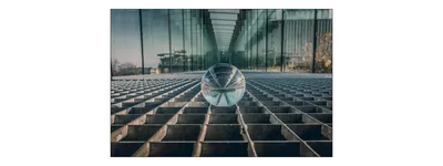 Obrázek produktu pro Muralo fototapeta 3D efekt 360 (š) x 240 (v) cm netkaná tapeta koule abstrakce 3D optika obývací pokoj ložnice moderní nástěnná malba